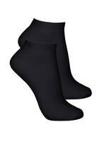 Svart strumpa ankel 3-pack