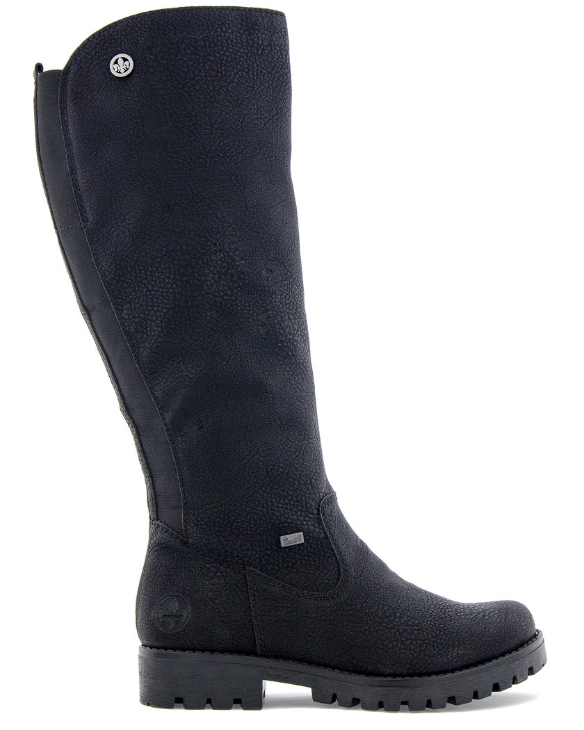 Rieker Svart Stövel