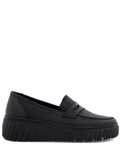 Rieker Svart Loafers