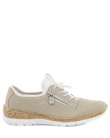 Rieker Beige Promenadsko