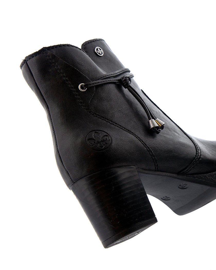 Rieker Svart Stövlett