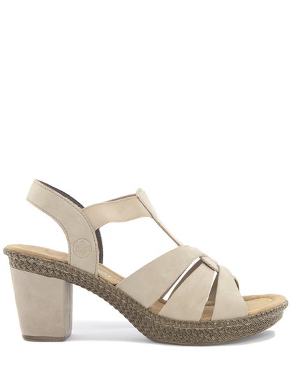 Rieker Beige Sandalett