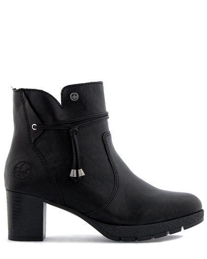 Rieker Svart Stövlett