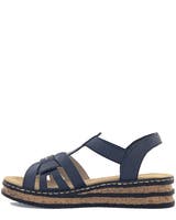 Rieker Blå Sandalett