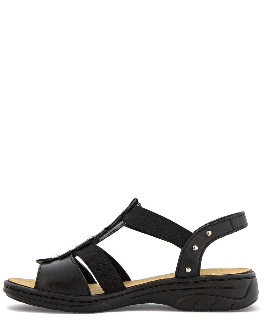 Rieker Svart Sandal