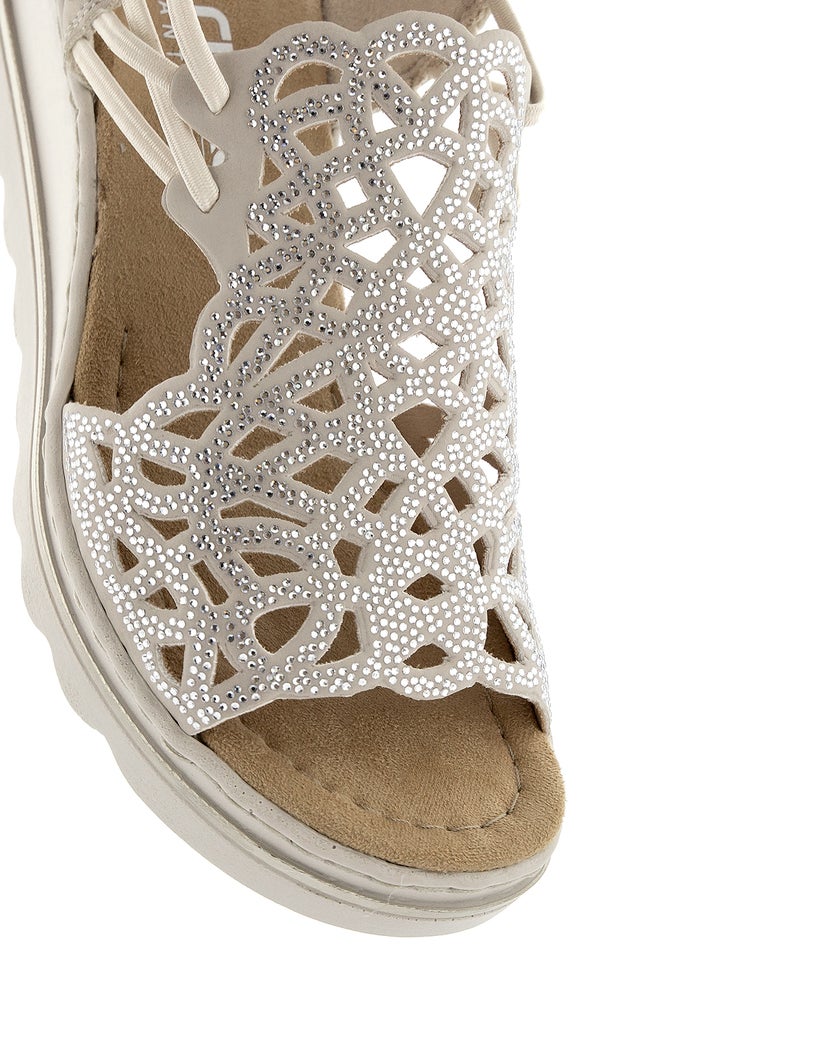 Rieker Beige Sandalett