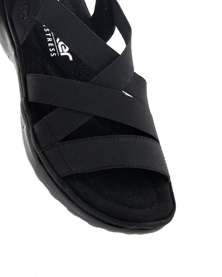 Rieker Svart Sandal