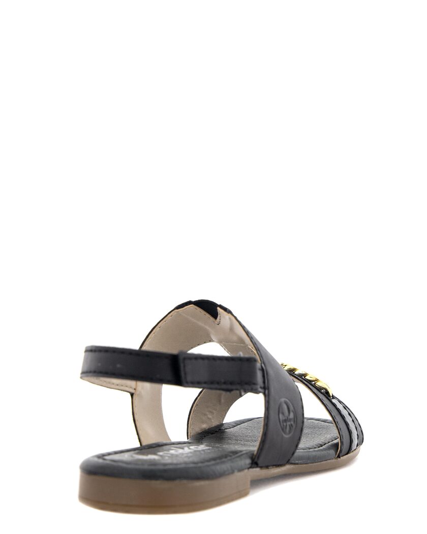 Rieker Svart Sandal