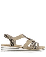 Rieker Beige Sandalett
