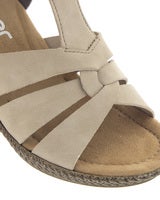 Rieker Beige Sandalett