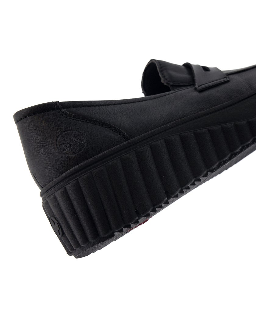 Rieker Svart Loafers