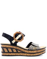 Rieker Svart Sandal